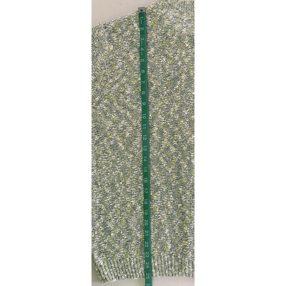 Alfred Dunner Women's Green Sequin Boucle Knit Cardigan Quiet Luxury Classic Med - Picture 8 of 8